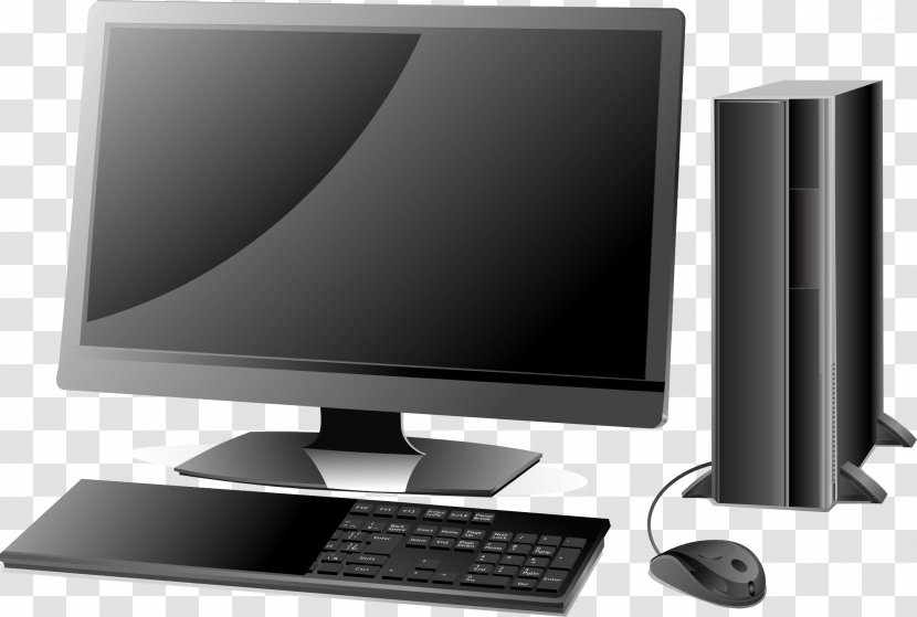 Desktop Computers Laptop Personal Computer Keyboard Monitors - Flat Panel Display Transparent PNG
