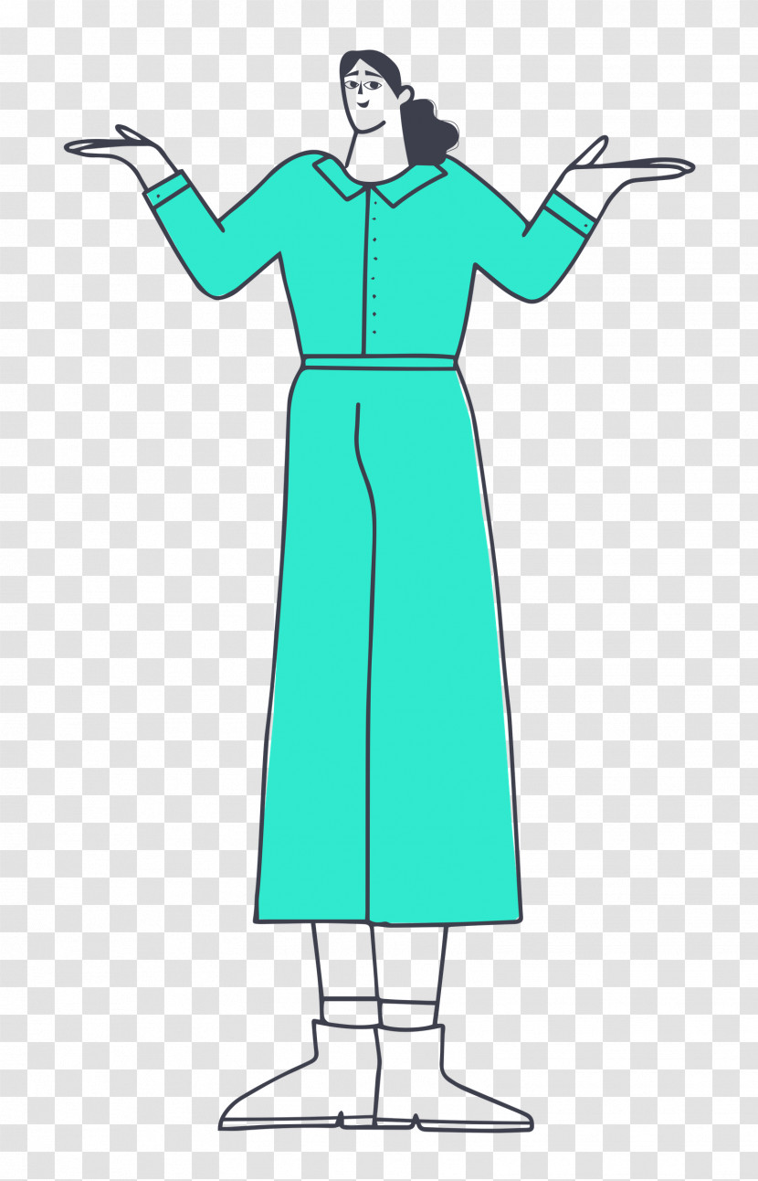 Girl Standing Transparent PNG