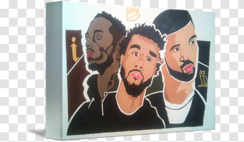 Kendrick Lamar Drake Musician Take Care Painting - J Cole Transparent PNG
