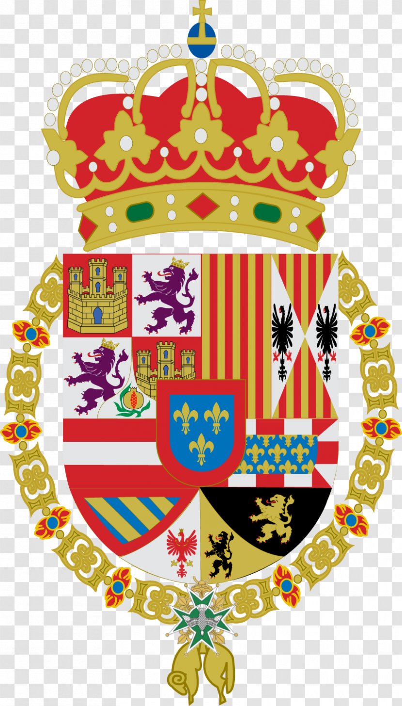 Monarchy Of Spain Coat Arms - V Transparent PNG