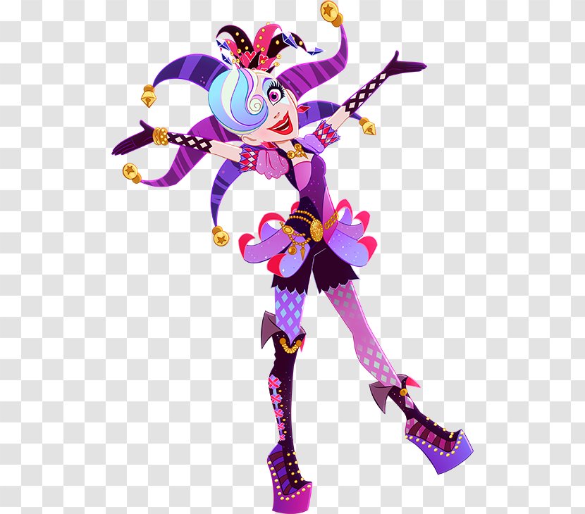 Ever After High Jester Queen Doll Toy Transparent PNG