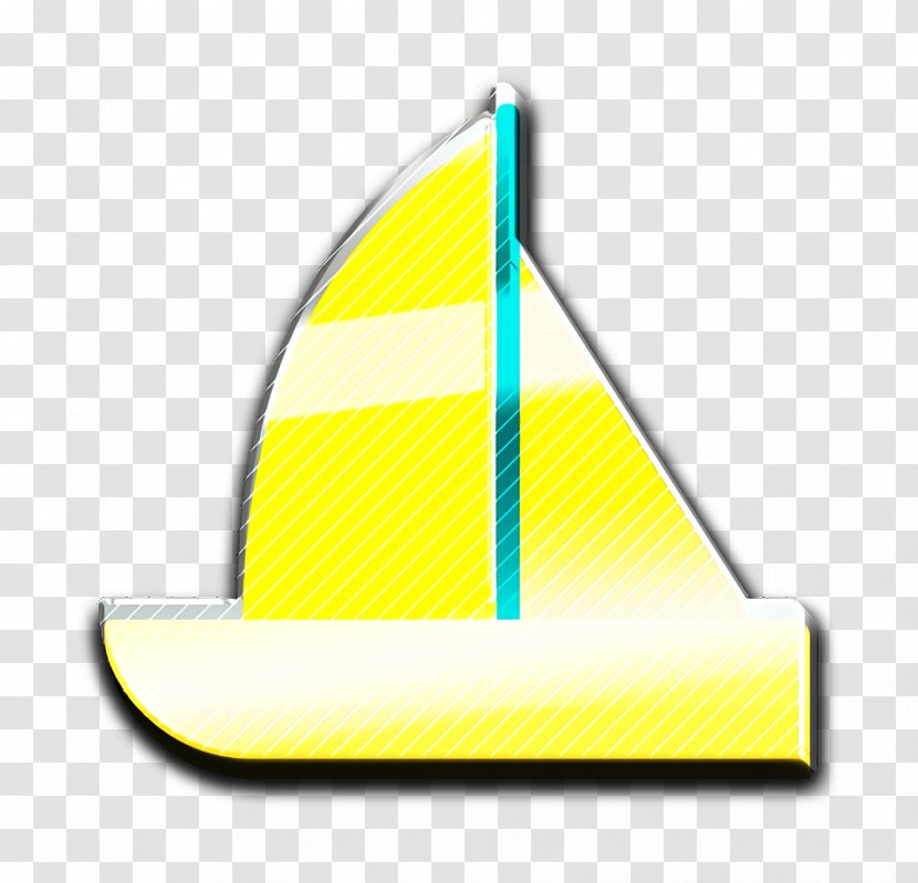 Boat Cartoon - Yellow - Logo Diagram Transparent PNG