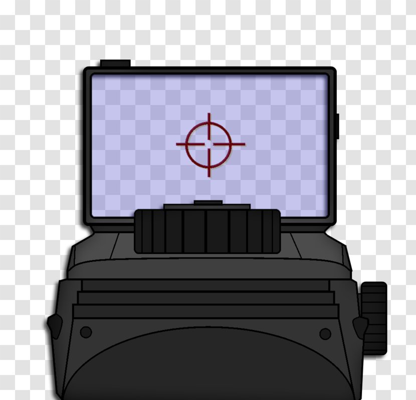 Red Dot Sight Reflector Telescopic Pistol - Gun Transparent PNG