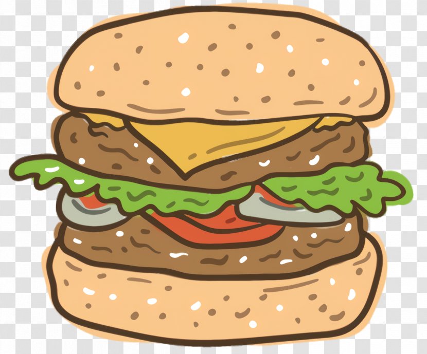 Junk Food Cartoon - Hat - Burger King Premium Burgers Bun Transparent PNG