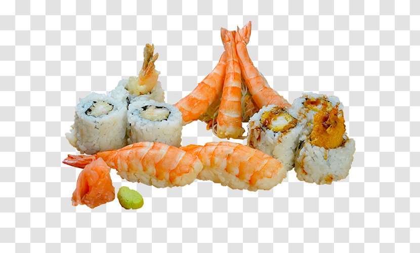 California Roll Sushi Japanese Cuisine Sashimi Food - Comfort - Shrimps Transparent PNG