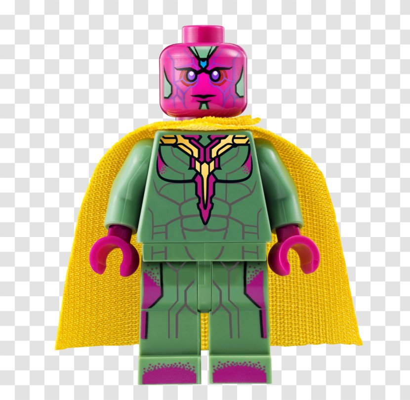 Vision Lego Marvel Super Heroes Minifigure - Fictional Character - .vision Transparent PNG