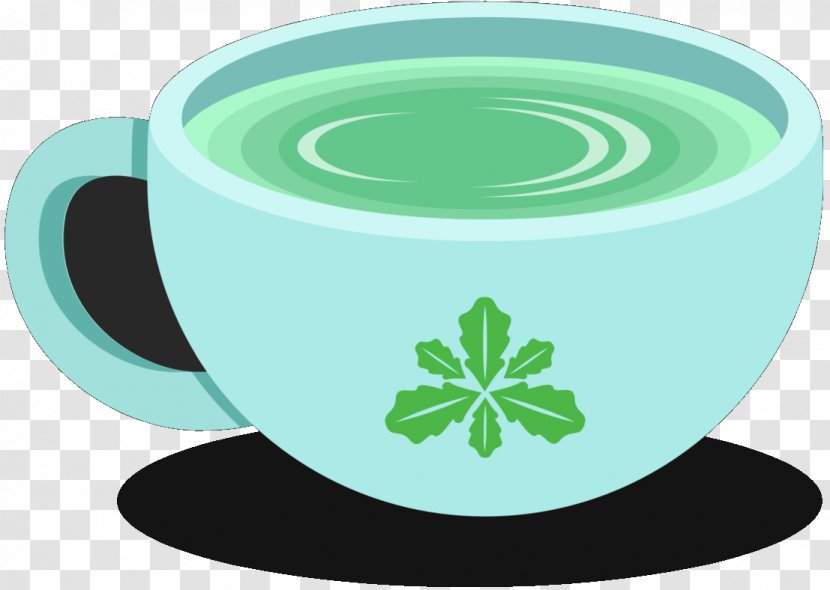 Green Tea Vector Graphics Design Illustration - Clover - Serveware Transparent PNG