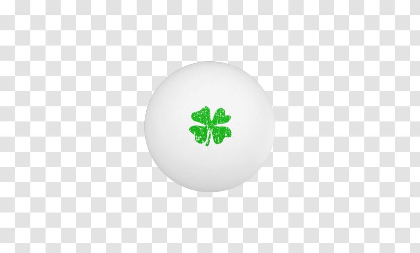 Shamrock Saint Patricks Day Leaf Circle Pattern - Clover Standard Table Tennis Transparent PNG
