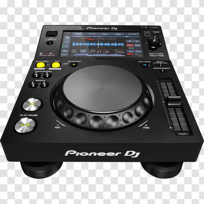 Pioneer DJ Disc Jockey CDJ Controller Media Player Transparent PNG