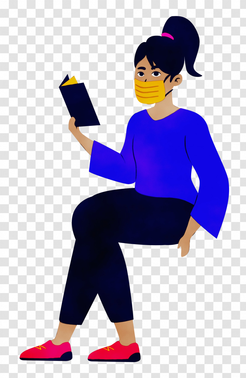 Clothing Cartoon Character Cobalt Blue / M Cobalt Blue / M Transparent PNG