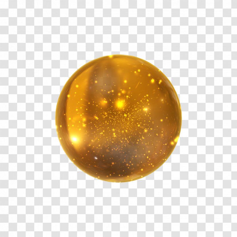 Caviar Amber Gold Egg Fish - Skin Cells Transparent PNG