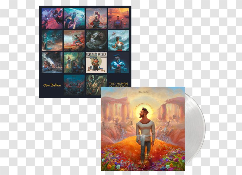 The Human Condition Collage Art Phonograph Record - Jon Bellion - Painting Transparent PNG