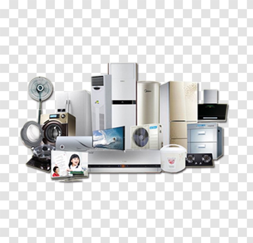 Home Appliance Air Conditioning Refrigerator Conditioner - Panasonic - A Large Collection Of Appliances Transparent PNG