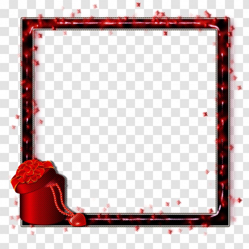 Red Background Frame - Picture - Rectangle Transparent PNG