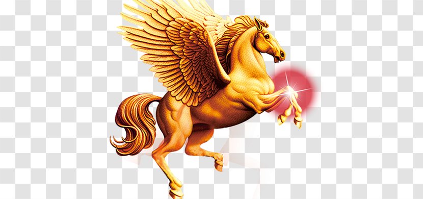Horse Download - Resource - Pegasus Gold Transparent PNG