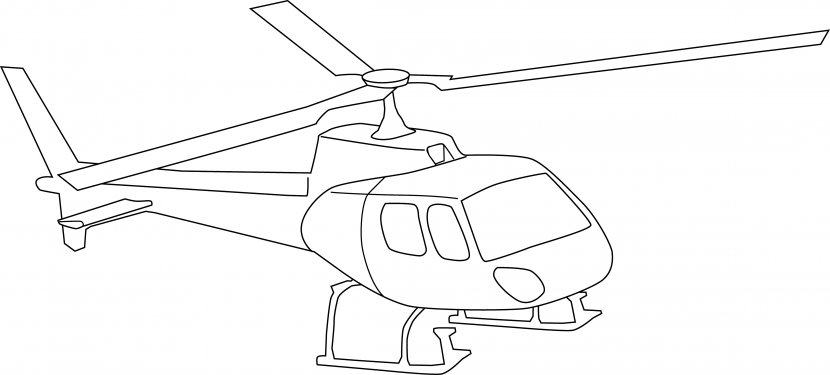 Helicopter Drawing Airplane Clip Art - Funny Cliparts Transparent PNG