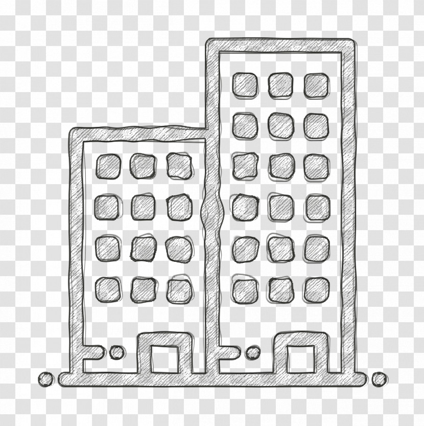 City Elements Icon Appartment Icon Condo Icon Transparent PNG