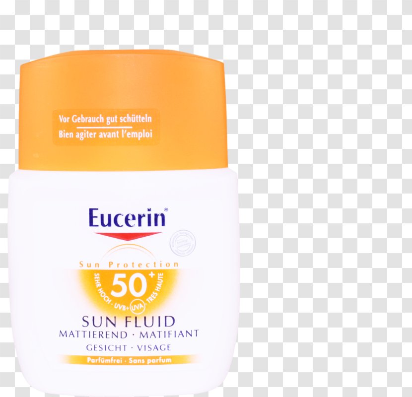 Sunscreen Lotion Eucerin DermoPURIFYER Active Concentrate Skin - Dermopurifyer - Glycyrrhiza Transparent PNG