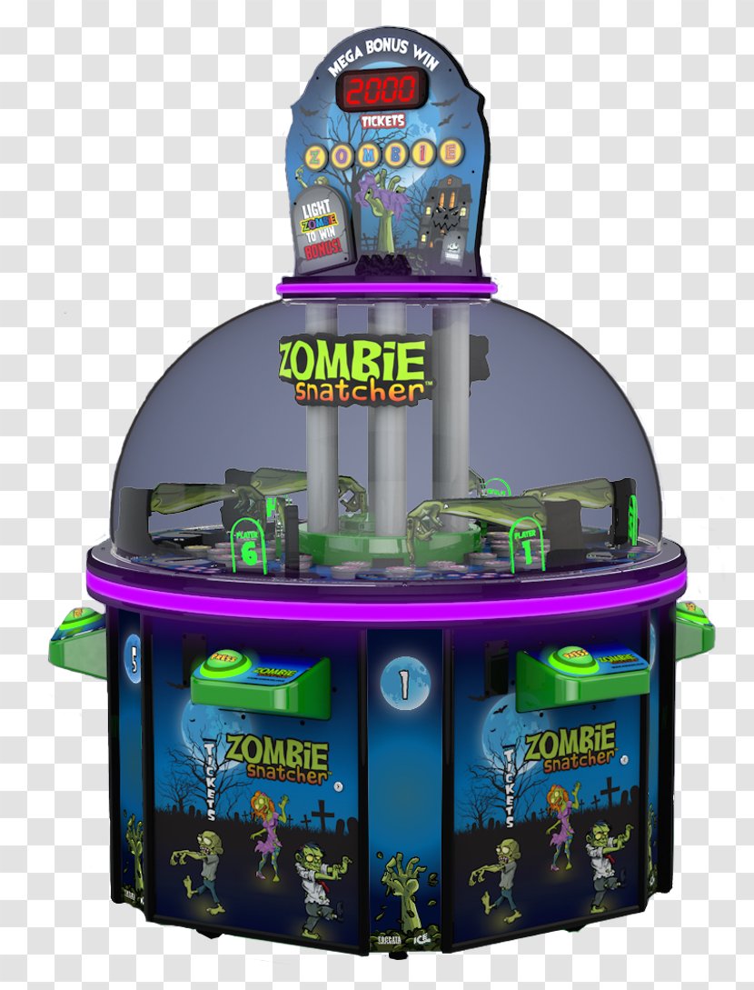 Plants Vs. Zombies Arcade Game Redemption - Tree - Games And Prizes Transparent PNG