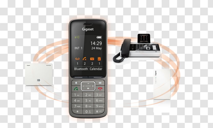 Feature Phone Mobile Phones Gigaset Communications Cordless Telephone - Telephony - Dx600a Isdn Transparent PNG