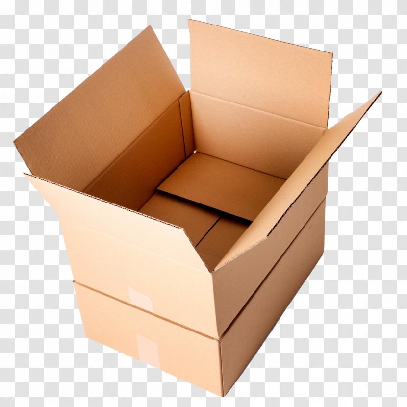 Paper Cardboard Box Image - Shipping Transparent PNG