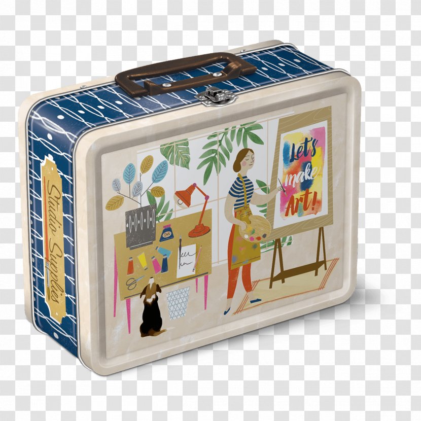 Nest Box Art Canvas Lunchbox - Suitcase Transparent PNG