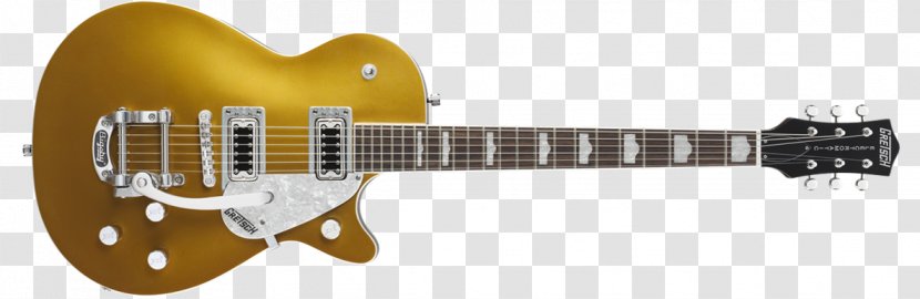 Gretsch 6128 Electromatic Pro Jet G544T Double Electric Guitar Bigsby Vibrato Tailpiece - Musical Instrument Transparent PNG
