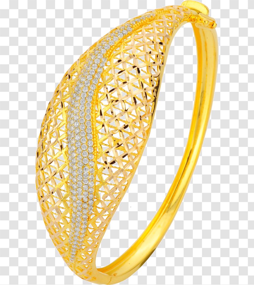 Bangle Gold Body Jewellery Material Silver - Model Transparent PNG