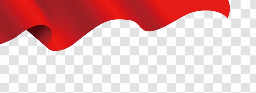 Logo Brand Font - Heart - Floating Red Flag Transparent PNG