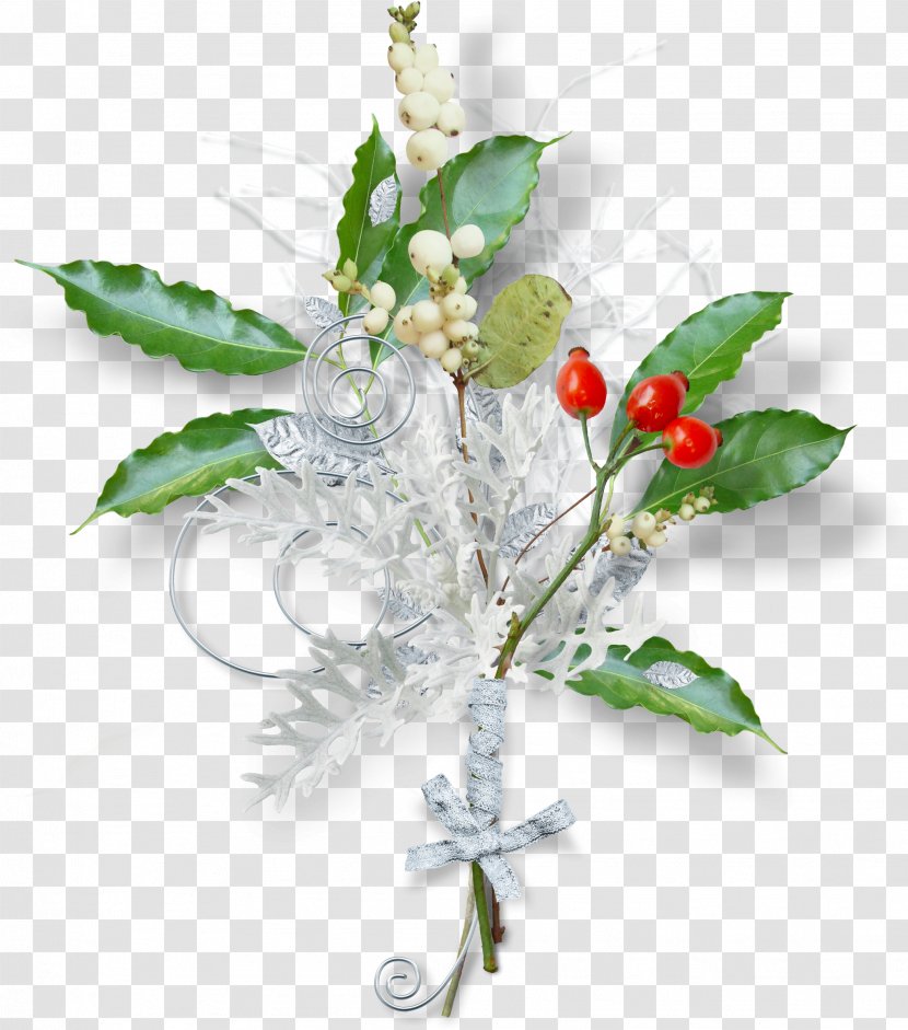Christmas New Year Clip Art - Leaf - Winter Transparent PNG