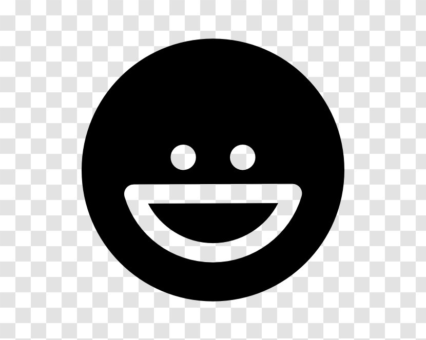 Smiley - Black - Happy Face Symbol Transparent PNG