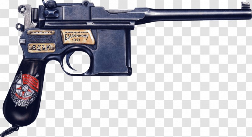 Mauser C96 Pistol Handgun - Tree - Image Transparent PNG