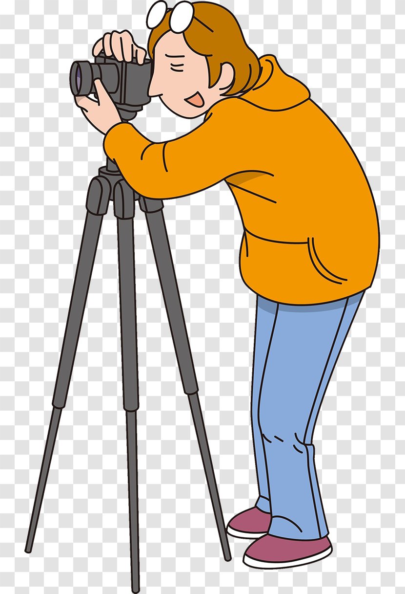 Focus Camera Illustration - Male - The Photographer Focused On Illustrations Transparent PNG