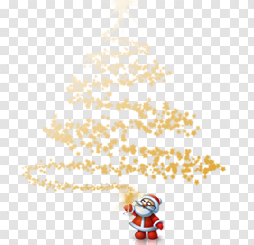 Santa Claus Christmas Tree Lights Transparent PNG
