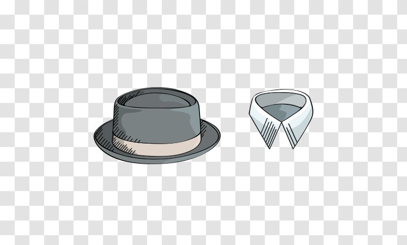 Hat Designer Collar Sombrero - Gentleman's And Transparent PNG