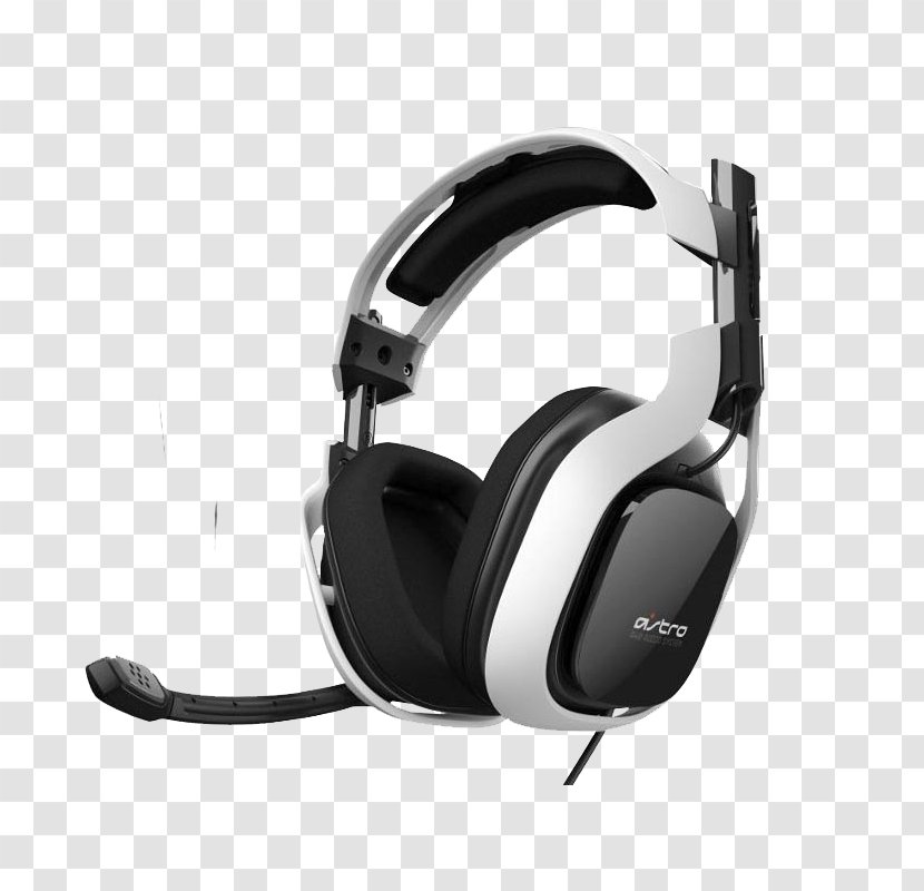 Microphone ASTRO Gaming A40 TR With MixAmp Pro A50 Headphones - Electronic Device - Logitech Headset White Transparent PNG