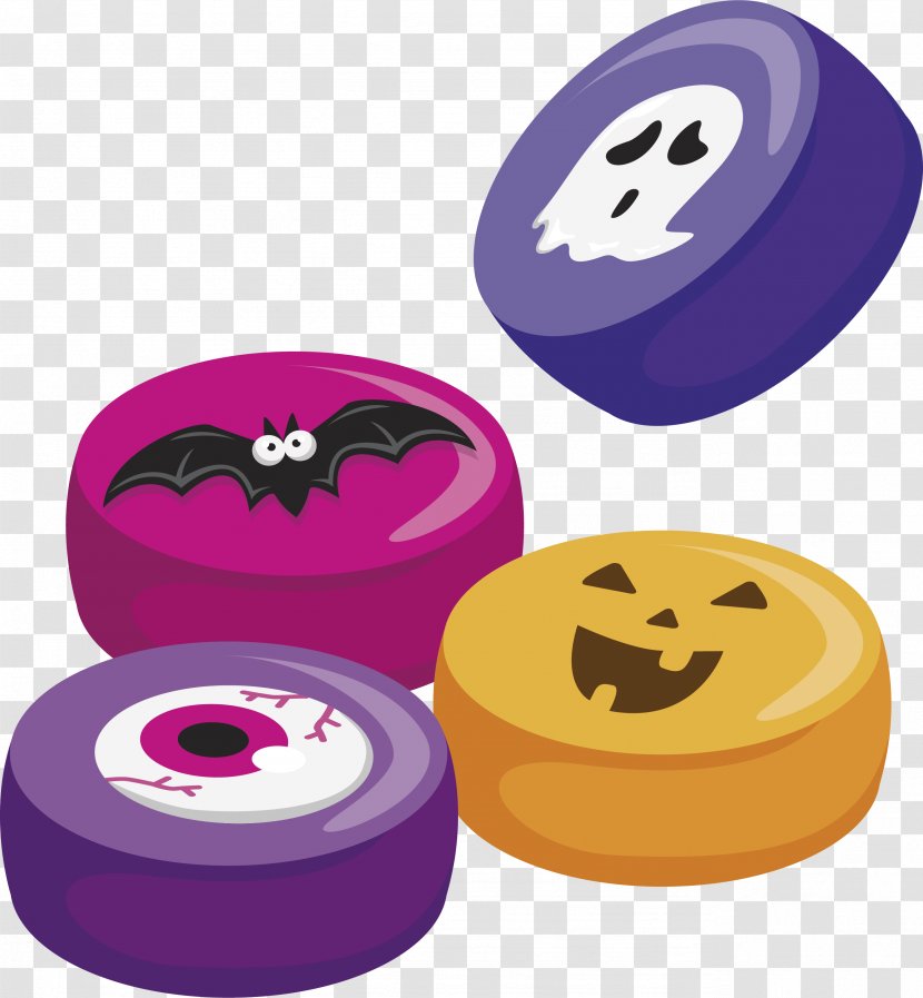 Halloween Candy Clip Art - Designer - Round Transparent PNG