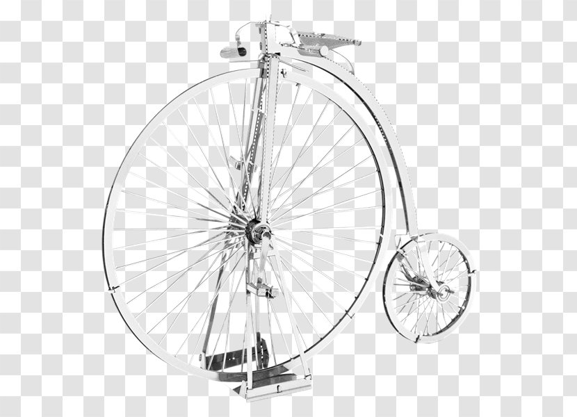 Bicycle Wheels Penny-farthing Metal - Drivetrain Part Transparent PNG