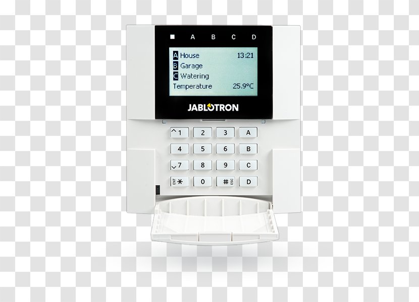 Computer Keyboard Wireless Radio-frequency Identification Security Alarms & Systems Liquid-crystal Display - Keypad - Ftp Clients Transparent PNG