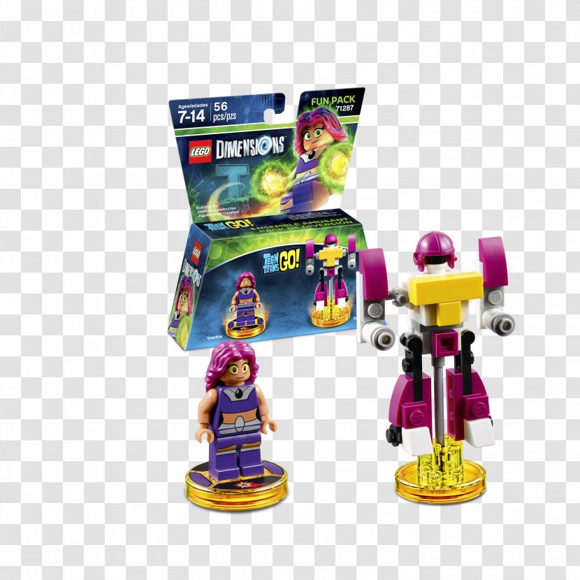 Lego Dimensions Starfire Toy Minifigure Warner Bros. Interactive Entertainment - Figurine - Teen Titans Transparent PNG