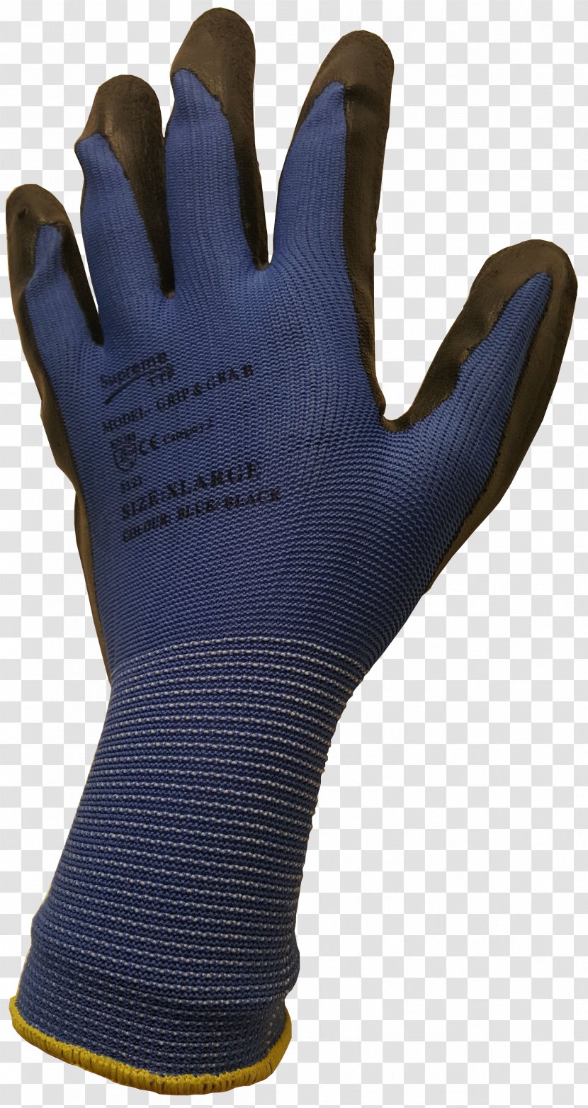 Cobalt Blue Glove - Rubber Transparent PNG