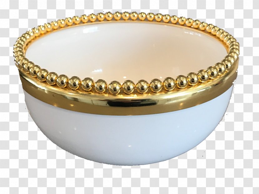 Bowl Bangle Gold Porcelain Food - Washing - Candy Dish Transparent PNG
