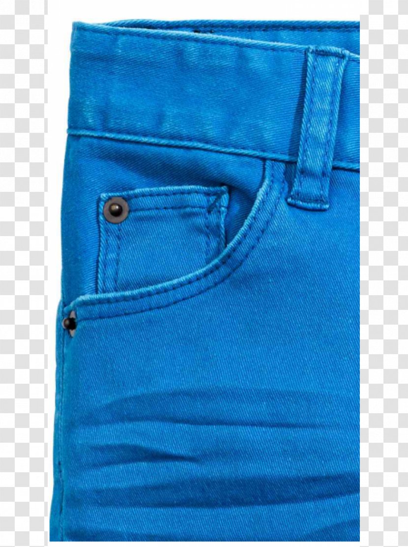 Jeans Denim Shorts Turquoise Transparent PNG