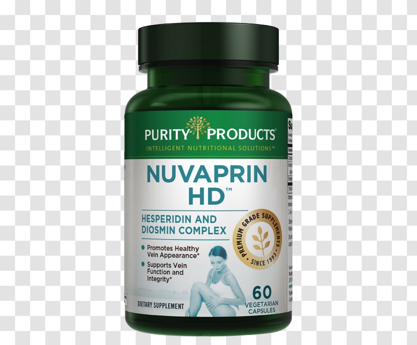 Diosmin Hesperidin Nuvaprin HD From Purity Products Dietary Supplement - Joint - Berries Ecommerce Transparent PNG