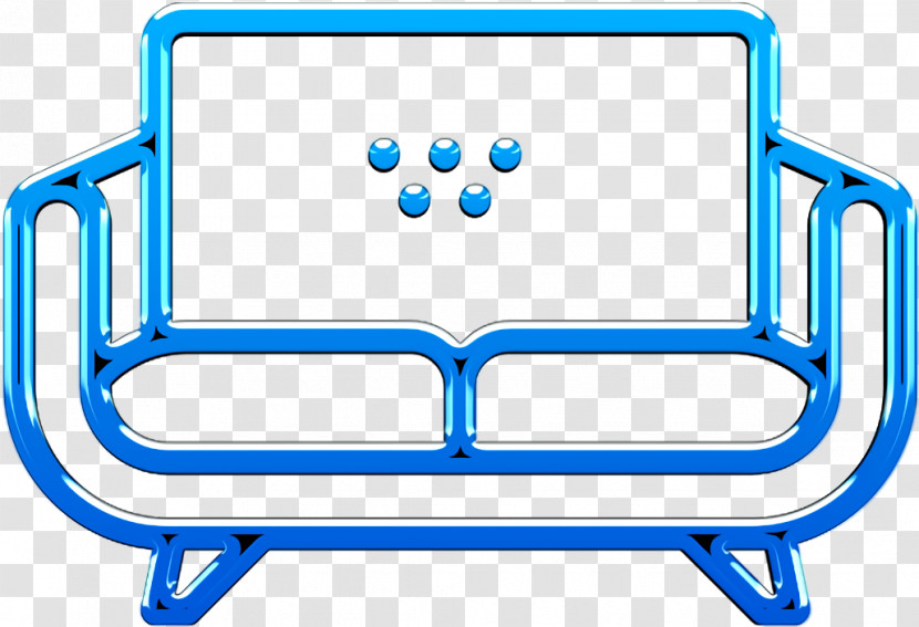Household Set Icon Couch Icon Transparent PNG