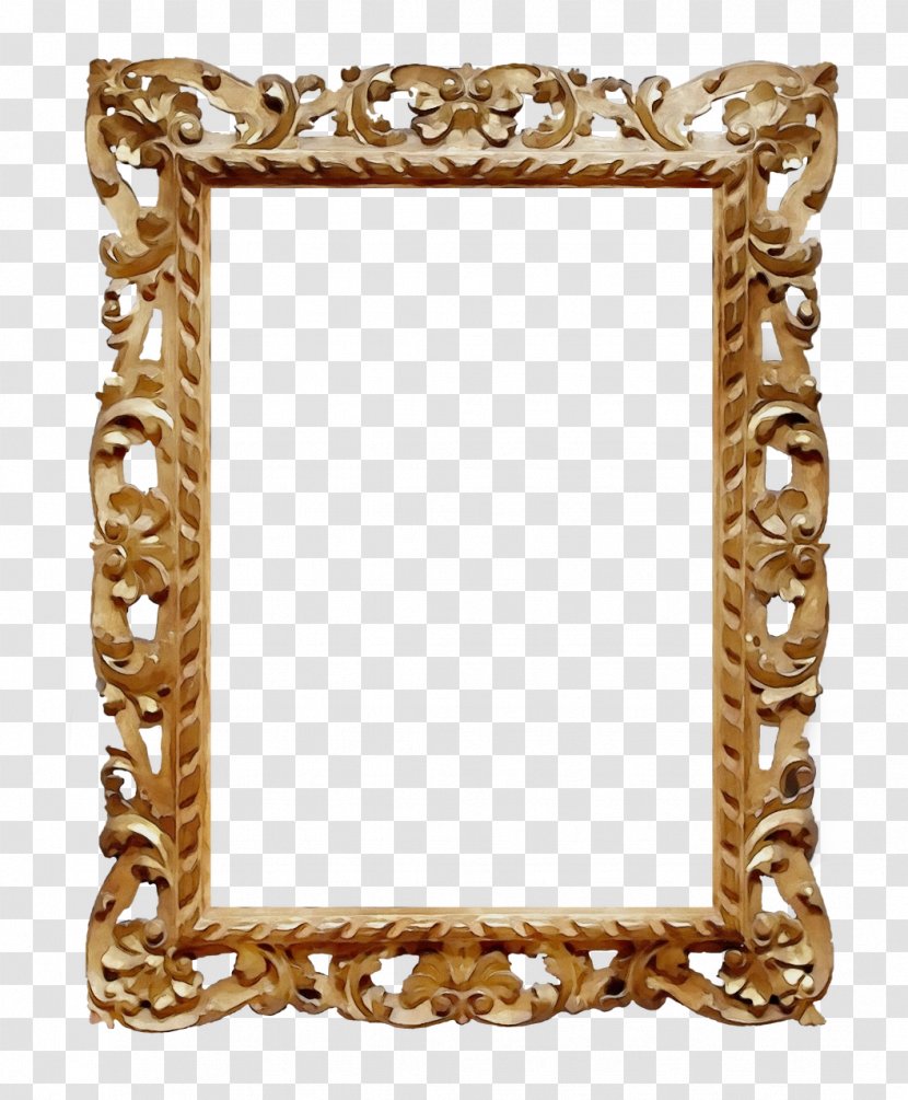 Wood Background Frame - Wooden Mirror - Interior Design Rectangle Transparent PNG