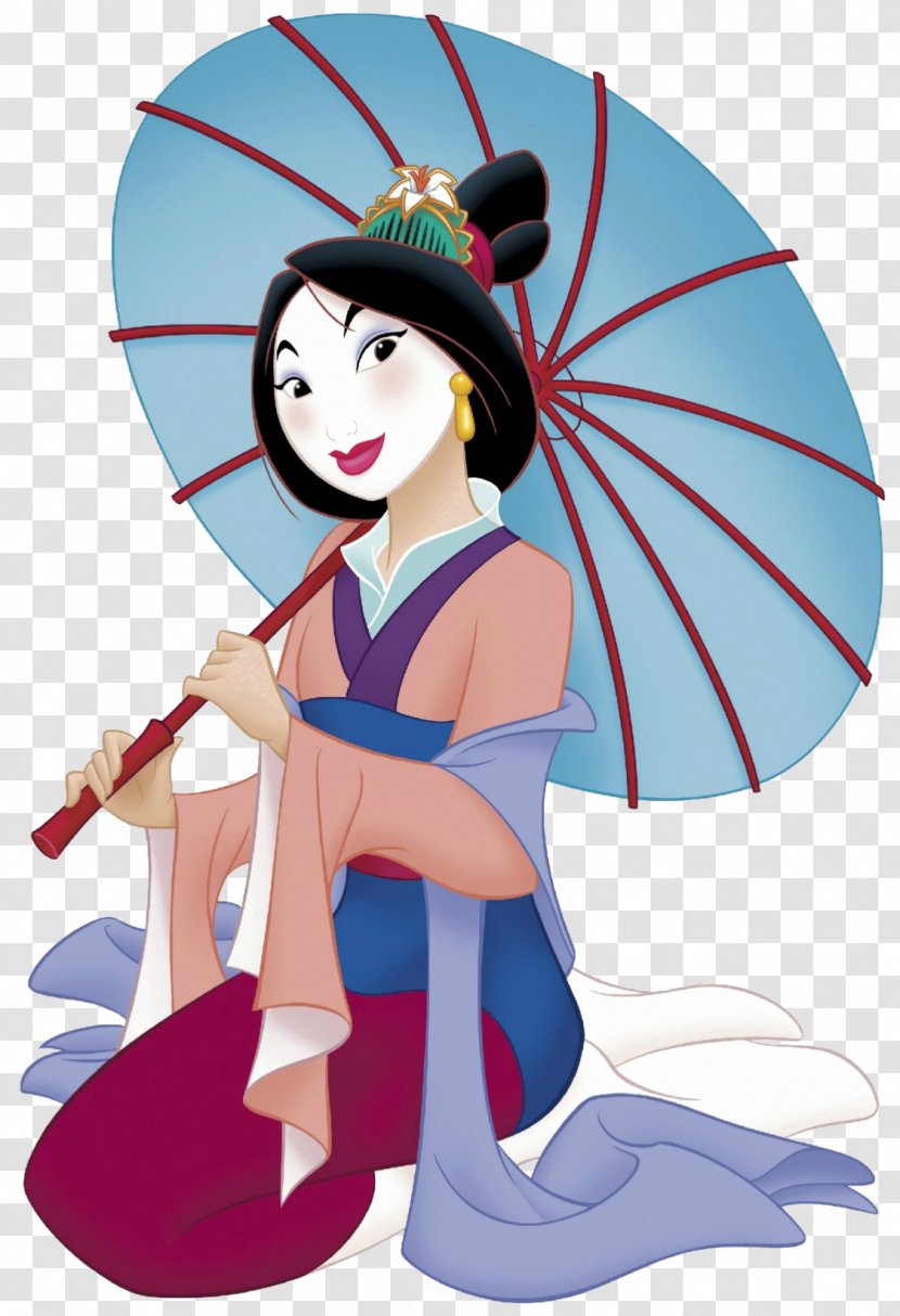 Fa Mulan Mushu Zhou The Walt Disney Company Princess - Watercolor Transparent PNG