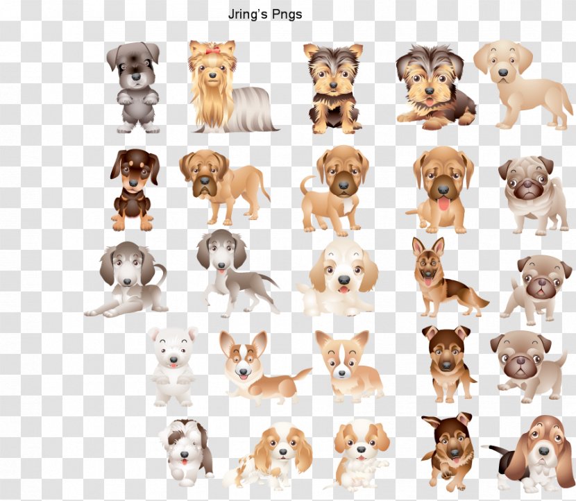 Pug Puppy Bichon Frise Cat Vector Graphics - Dog Breed Transparent PNG