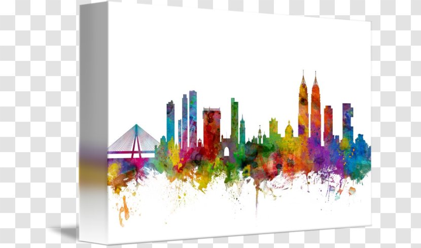 Mumbai Canvas Print Art - Painting - India Skyline Transparent PNG