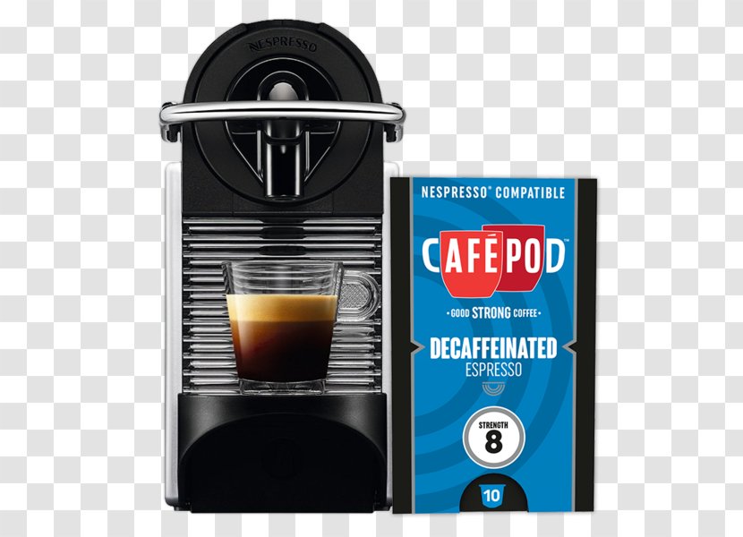 Coffee Krups Nespresso Pixie Cafeteira - Espresso Transparent PNG